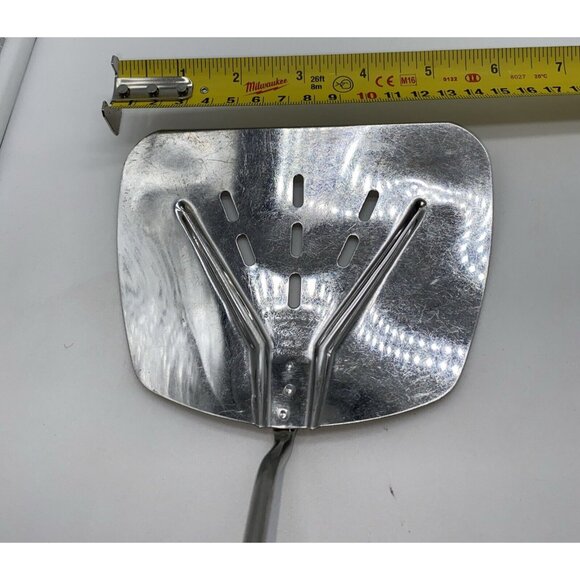 Foley Stainless Steel Wide Curved Slotted Spatula Turner Flipper Stainless USA - Picture 7 of 10